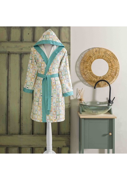 Vario Pamuk Poliester Genç Bornoz Mint 15-18 Yaş modelleri