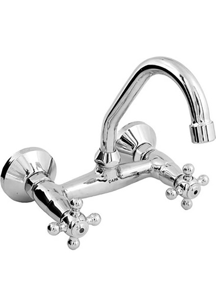 Fkn Çapa Krom Koç Serisi Lavabo Bataryası