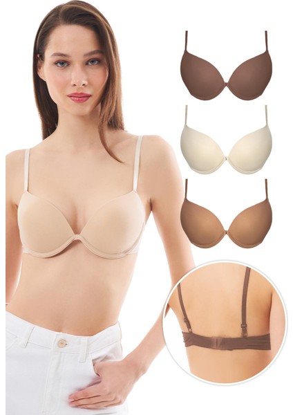 Lol Up Push Up Balenli Sütyen 3'lü Paket