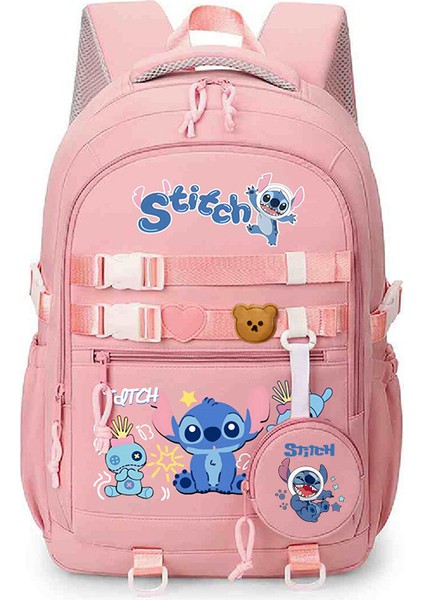 Kampüs Yeni Ortaokul Lise Öğrencileri Okul Çantası Erkekler ve Kadınlar Sevimli Karikatür Yük Azaltma Öğrenciler Omurga Koruma Sırt Çantaları (Yurt Dışından)