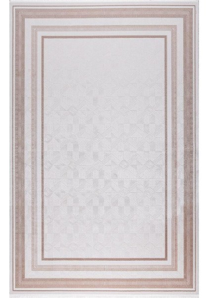 Keops D168B Krem Vizon Akrilik Salon Oturma Yatak Odası Halısı