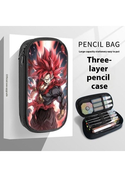 Okul Sezonu Yedi Ejderha Topu Kalem Çantası Goku Çevresel Kırtasiye Kutusu Kalem Çantası Ilkokul Öğrencileri Ortaokul Lise Öğrencileri Çok Fonksiyonlu Kalem Kutusu (Yurt Dışından)