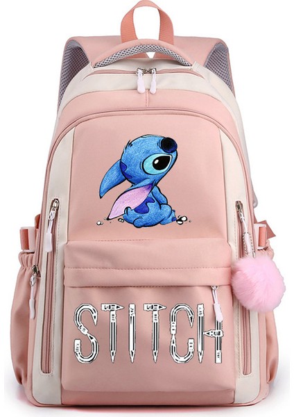 Yeni Yıldız Bebek Karikatür Baskı Rahat Omuz Çantası Ortaokul Lise Öğrencileri Büyük Kapasiteli Sırt Çantaları (Yurt Dışından)