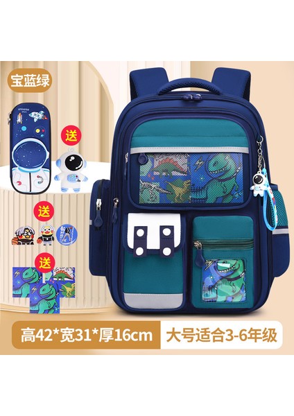 Kızlar Azaltılmış Yük Omurga Koruma Okul Çantası 1-6 Sınıflar Büyük Kapasiteli Çocuklar Karikatür (Yurt Dışından)