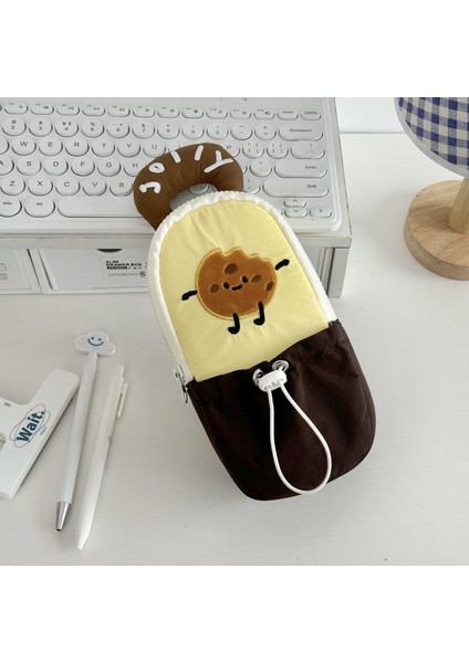 Karikatür El Kalem Çantası Yüksek Değerli Ins Depolama Kalem Çantası Kalem Tutucu Durabilir Lise Öğrencileri Büyük Kapasiteli Kırtasiye Kutusu (Yurt Dışından)