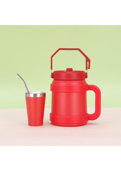 Açık Büyük Kapasiteli 304 Paslanmaz Çelik Taşınabilir Spor Dağcılık Yalıtım El Saman Dak Seti (Yurt Dışından)