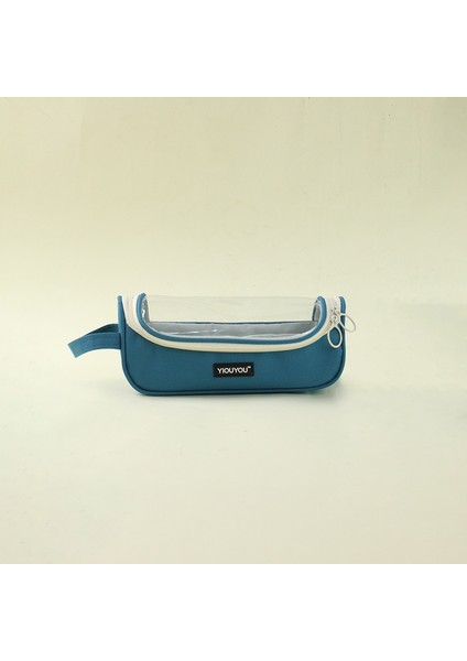 Yaratıcı Şeffaf Işıklık Kalem Çantası Ilkokul Öğrencileri Taşınabilir Büyük Kapasiteli Basit Kalem Kutusu Kız Yüksek Değerli Kırtasiye Kutusu (Yurt Dışından)