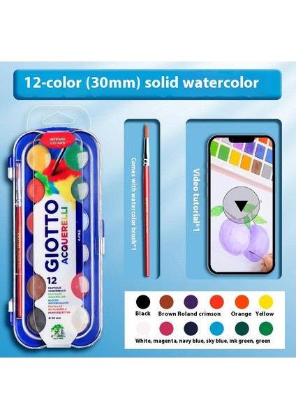 Pigment Suluboya Seti Opak Sanat Için Tam Takım Araçlar 36 (Yurt Dışından)