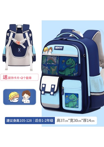 Yeni Ilkokul Öğrencileri Okul Çantası Çocuklar Oxford Kumaş Omuz Çantası Lamine Büyük Kapasiteli Erkek Su Geçirmez Kadın (Yurt Dışından)