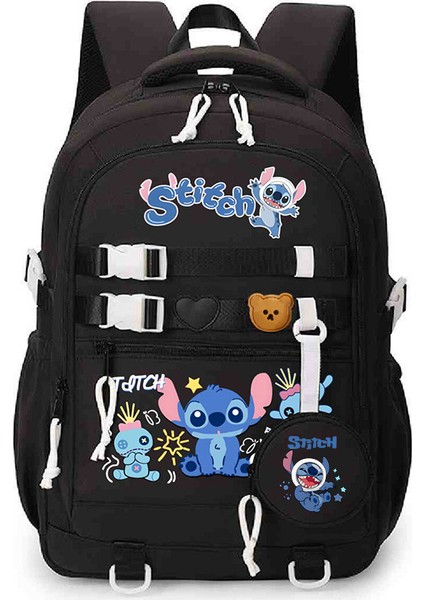 Kampüs Yeni Ortaokul Lise Öğrencileri Okul Çantası Erkekler ve Kadınlar Sevimli Karikatür Yük Azaltma Öğrenciler Omurga Koruma Sırt Çantaları (Yurt Dışından)