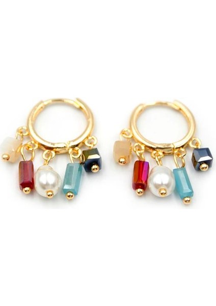 Boncuklu Shakira Küpe - Altın fiyatları