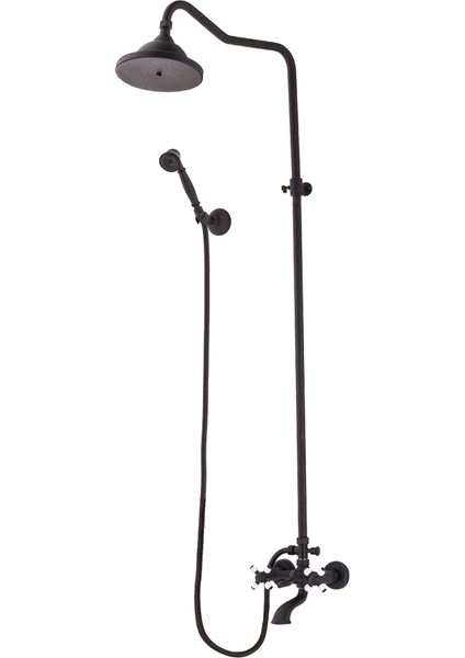 Lpd Borulu Siyah Banyo Ve Duş Seti fiyatları