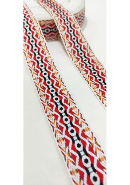 Beyaz Ekru Etnik Dar Dokuma Şerit fiyatları