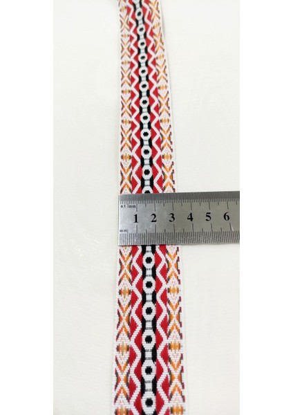 Beyaz Ekru Etnik Dar Dokuma Şerit modelleri