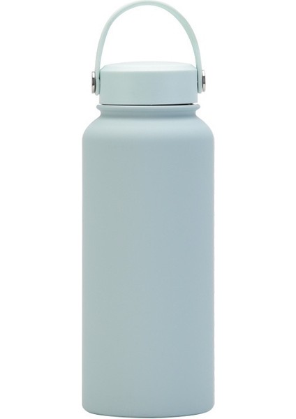 Yeni Büyük Kapasiteli 1l Spor Su Şişesi Paslanmaz Çelik Amerikan Geniş Ağızlı Yalıtım Kabı Taşınabilir Açık Su Dağı Özelleştirilmiş (Yurt Dışından)