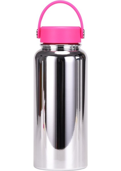 Yeni Büyük Kapasiteli 1l Spor Su Şişesi Paslanmaz Çelik Amerikan Geniş Ağızlı Yalıtım Kabı Taşınabilir Açık Su Dağı Özelleştirilmiş (Yurt Dışından)