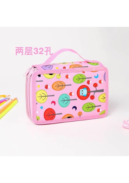 Eskiz Kalem Çantası Delik Büyük Kapasiteli Renkli Kalem Kutusu Kırtasiye Fırçaları Sanat Tırnak Sanat Saklama Çantası 72 Delik (Yurt Dışından)