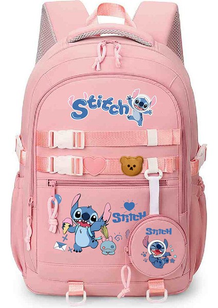 Kampüs Yeni Ortaokul Lise Öğrencileri Okul Çantası Erkekler ve Kadınlar Sevimli Karikatür Yük Azaltma Öğrenciler Omurga Koruma Sırt Çantaları (Yurt Dışından)