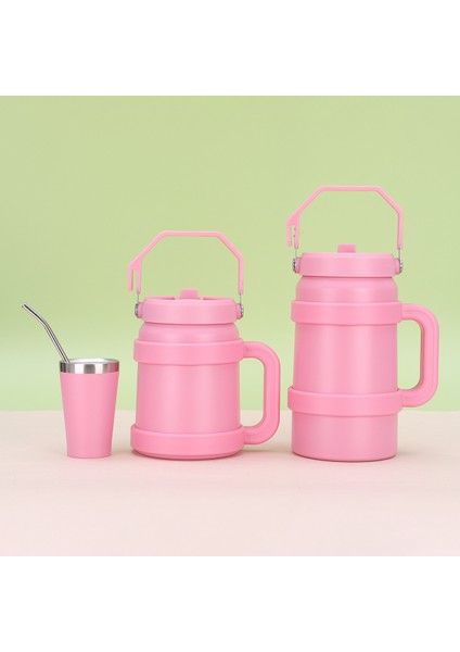 Açık Büyük Kapasiteli 304 Paslanmaz Çelik Taşınabilir Spor Dağcılık Yalıtım El Saman Dak Seti (Yurt Dışından)