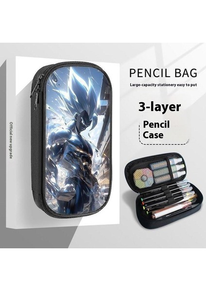 Okul Sezonu Yedi Ejderha Topu Kalem Çantası Goku Çevresel Kırtasiye Kutusu Kalem Çantası Ilkokul Öğrencileri Ortaokul Lise Öğrencileri Çok Fonksiyonlu Kalem Kutusu (Yurt Dışından)
