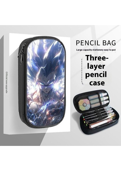 Okul Sezonu Yedi Ejderha Topu Kalem Çantası Goku Çevresel Kırtasiye Kutusu Kalem Çantası Ilkokul Öğrencileri Ortaokul Lise Öğrencileri Çok Fonksiyonlu Kalem Kutusu (Yurt Dışından)