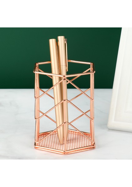 Yeni Kırtasiye Saklama Döner Kalemlik Saklama Kutusu Moda Makyaj Fırçası Saklama Tüpü Çok Fonksiyonlu Kalemlik (Yurt Dışından)