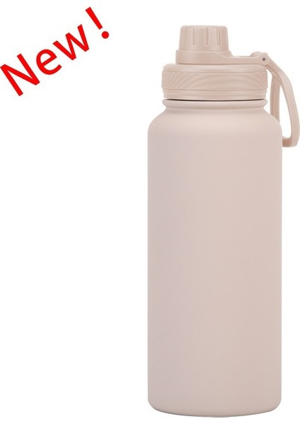 Yeni Büyük Kapasiteli 1l Spor Su Şişesi Paslanmaz Çelik Amerikan Geniş Ağızlı Yalıtım Kabı Taşınabilir Açık Su Dağı Özelleştirilmiş (Yurt Dışından)