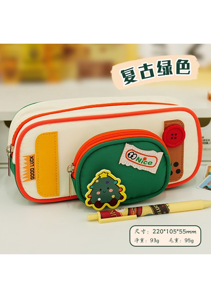 Sevimli Kalem Çantası Yüksek Değerli Ins Tarzı Büyük Kapasiteli Kırtasiye Kutusu Kalem Kutusu 2025 Yeni (Yurt Dışından)