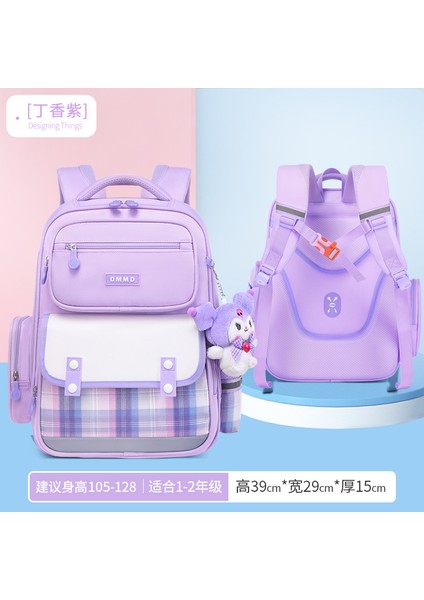 Yabancı Stil Ilkokul Öğrencileri Okul Çantası Çocuklar 1-3-6 Sınıflar Omuz Çantası Su Geçirmez Büyük Kapasiteli Oxford Kumaş (Yurt Dışından)