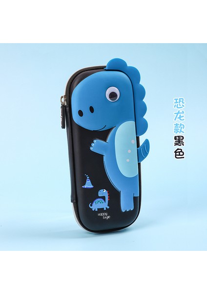 Yaratıcı Karikatür 3D Tek Boynuzlu At Kalem Çantası Ins Büyük Kapasiteli Kırtasiye Kutusu Ilköğretim Öğrencileri Sevimli Dinozor Kalem Kutusu (Yurt Dışından)