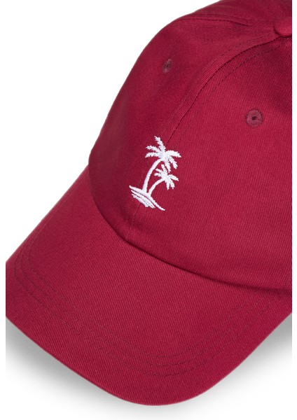 Anıston Bordo Baseball Cap Nakışlı - Unisex Şapka fiyatları