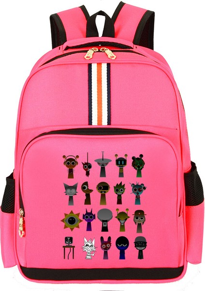 Karikatür Çocuk Omuz Çantası Küçük Öğrencilerle Erkek ve Kadınların Kampüs Trendi Büyük Kapasiteli Okul Çantası (Yurt Dışından)