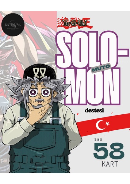Yu-Gı-Oh! Türkçe Solomon Muto Destesi 58 kart