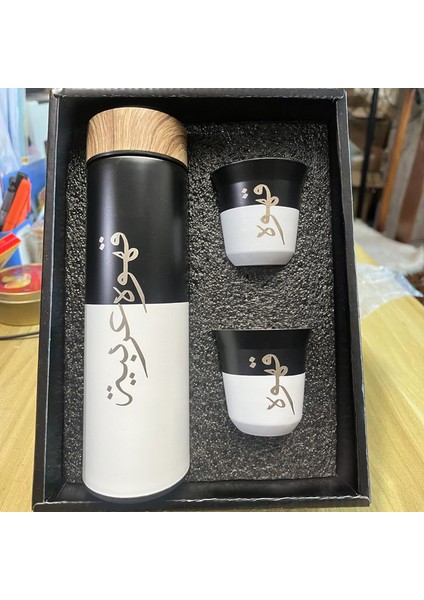 Sıcak Satış Arapça 304 Paslanmaz Çelik Çift Katmanlı Yalıtımlı Kupa Hediye Seti Hediye Bardakları (Yurt Dışından)