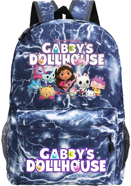 Çizgi Film Animasyonu Gaby'nin Bebek Evi Çevresel Baskı Gündelik Sırt Çantaları (Yurt Dışından)