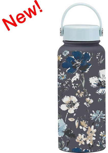 Yeni 1l Yalıtımlı Dak Büyük Kapasiteli Geniş Ağızlı Taşınabilir Vakumlu Spor Su Isıtıcısı Açık Baskı Su Dağı Kadın (Yurt Dışından)