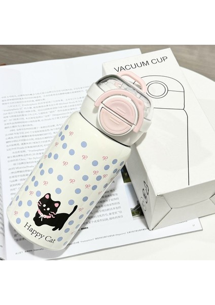 Isı Yalıtım Kabı Çocuklar Çift Içme Dağı Kızlar Yüksek Değerli Su Dağı Büyük Kapasiteli Çocuk Isı Yalıtım Kabı Spor Su Şişesi Emme Tüpü (Yurt Dışından)