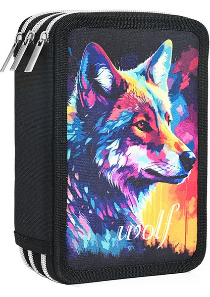 Yeni 48 Renk Oxford Kumaş Öğrenci Boyama Büyük Kapasiteli Renkli Kalem Kutusu Sanat Depolama Kalem Çantası (Yurt Dışından)