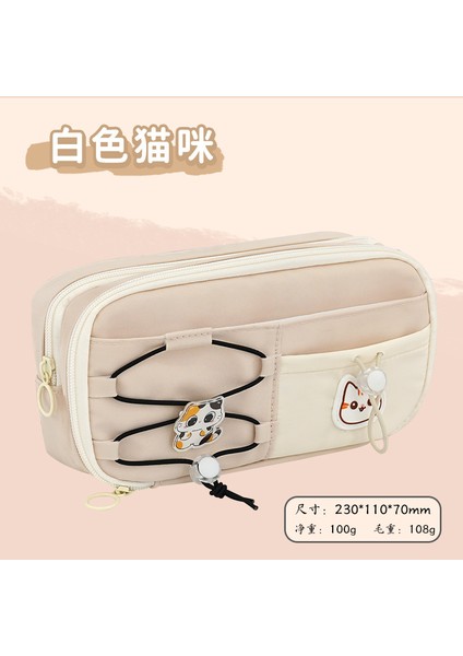 Yeni Stil Kalem Kutusu Sevimli Büyük Kapasiteli Kırtasiye Kutusu Çok Fonksiyonlu Kırtasiye Çantası Yüksek Değerli Çok Katmanlı Kırtasiye Kalem Kutusu (Yurt Dışından)