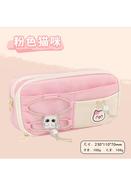 Büyük Kapasiteli Kalem Kutusuyüksek Değerli Ipli Tasarımniş Kırtasiye Kutusukalem Kutusu (Yurt Dışından)