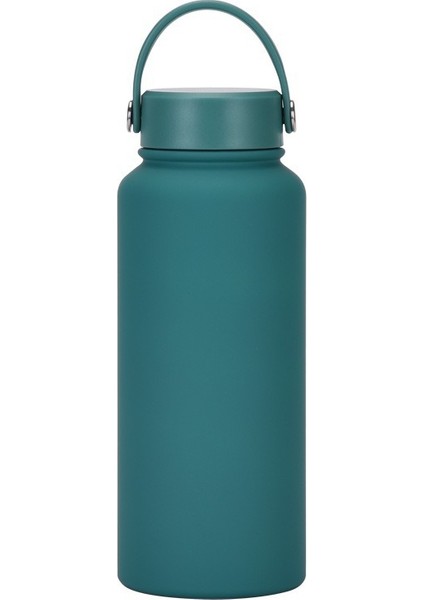 Yeni Büyük Kapasiteli 1l Spor Su Şişesi Paslanmaz Çelik Amerikan Geniş Ağızlı Yalıtım Kabı Taşınabilir Açık Su Dağı Özelleştirilmiş (Yurt Dışından)