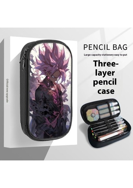 Okul Sezonu Yedi Ejderha Topu Kalem Çantası Goku Çevresel Kırtasiye Kutusu Kalem Çantası Ilkokul Öğrencileri Ortaokul Lise Öğrencileri Çok Fonksiyonlu Kalem Kutusu (Yurt Dışından)