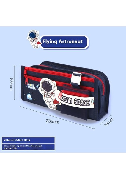 Kalem Çantası Yeni Büyük Boy Kapasiteli Ortaokul Öğrencileri Kırtasiye Kutusu Yaratıcı Kalem Saklama Çantası Ilkokul Öğrencileri Yüksek Değerli Tasarım Hissi (Yurt Dışından)