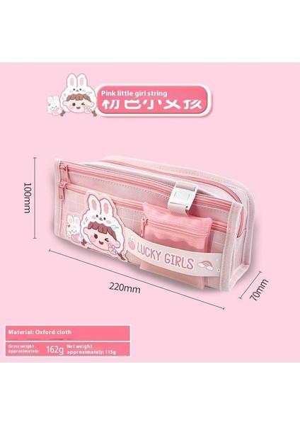 Kalem Çantası Yeni Büyük Boy Kapasiteli Ortaokul Öğrencileri Kırtasiye Kutusu Yaratıcı Kalem Saklama Çantası Ilkokul Öğrencileri Yüksek Değerli Tasarım Hissi (Yurt Dışından)