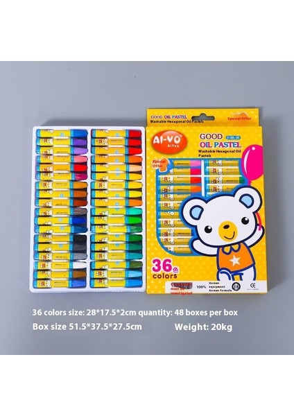 12 Renk Yağlı Boya Çubuk Seti Çocuk Boyama Boya Kalemi Anaokulu Grafiti Fırçaları Öğrenci Sanat Malzemeleri (Yurt Dışından)