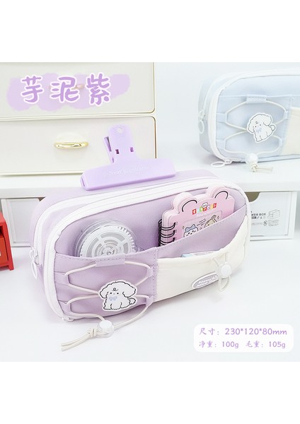 Büyük Kapasiteli Kalem Kutusuyüksek Değerli Ipli Tasarımniş Kırtasiye Kutusukalem Kutusu (Yurt Dışından)