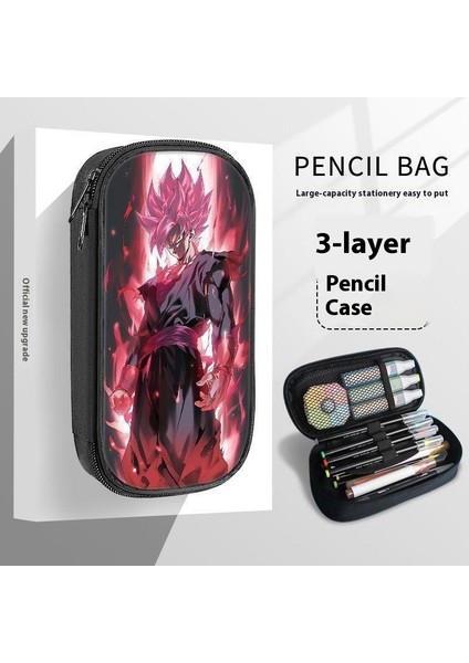 Okul Sezonu Yedi Ejderha Topu Kalem Çantası Goku Çevresel Kırtasiye Kutusu Kalem Çantası Ilkokul Öğrencileri Ortaokul Lise Öğrencileri Çok Fonksiyonlu Kalem Kutusu (Yurt Dışından)