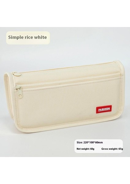 Kalem Çantası Basit Büyük Kapasiteli Yüksek Değerli Oxford Kumaş Öğrenci Kalem Kutusu Kırtasiye Kutusu Kalem Kutusu (Yurt Dışından)