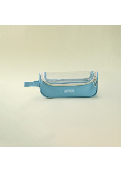 Yaratıcı Şeffaf Işıklık Kalem Çantası Ilkokul Öğrencileri Taşınabilir Büyük Kapasiteli Basit Kalem Kutusu Kız Yüksek Değerli Kırtasiye Kutusu (Yurt Dışından)