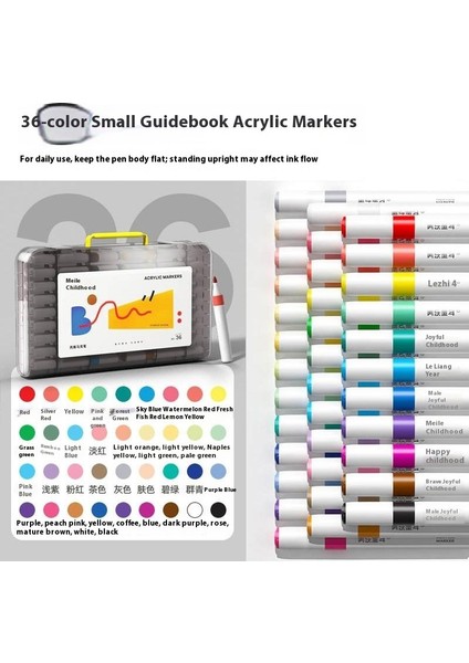 Çocukluk Küçük Hazine Akrilik Işaretleyiciler Ilkokul Öğrencileri Için Sanat Özel Birinci Sınıf Anaokulu Opak Renk Örtüşen Renk (Yurt Dışından)